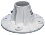Swimming Pool Slide Deck Anchor Flange-Plastic